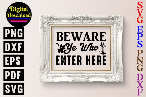 Beware Ye Who Enter Here SVG Design Review