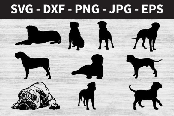 Bullmastiff Dog Silhouettes: A Designer's Hands-On Review