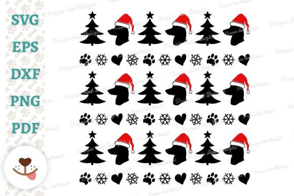 Christmas Dog Pattern Ornament Svg Png Review