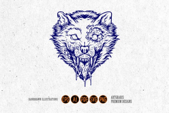 Head Dog Monster Monochrome Svg: A Designer's Review