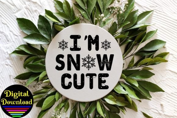 I'm Snow Cute SVG T Shirt Design