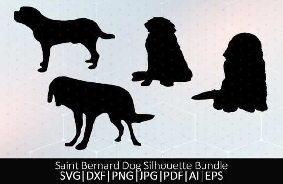 Saint Bernard Dog Silhouette: A Designer's Hands-On Review